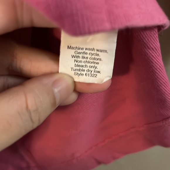 J. Crew 3/4 Sleeve Pink V-neck 100% Cotton Top XS - Picture 8 of 13